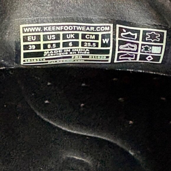 KEEN Presidio II Lace Up Leather Walking/Everyday Shoe -- Black/Grey - 39/8.5 - Picture 11 of 11